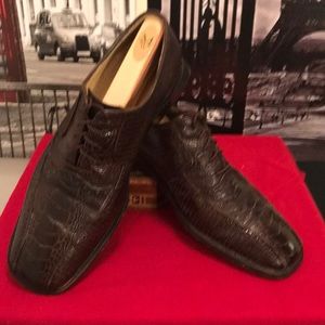 Belvedere Ostrich and lizard shoes